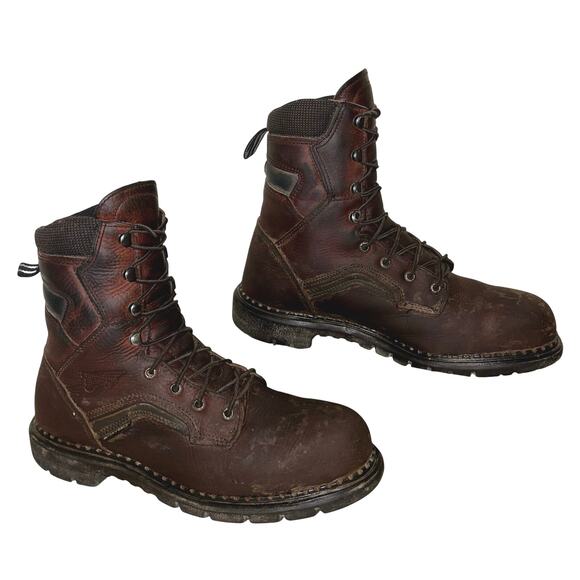 Red Wing 2238 Work Boots Mens 10 D Made in USA Steel Toe EH Leather Logger Boots - Picture 1 of 8